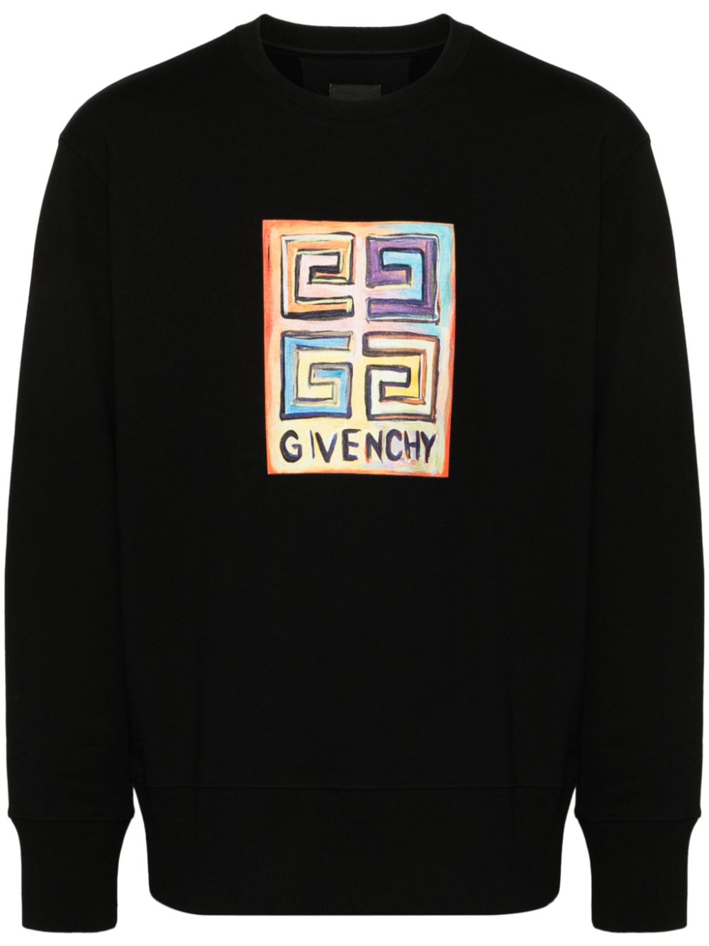 Givenchy logo-printed sweatshirt - Black von Givenchy