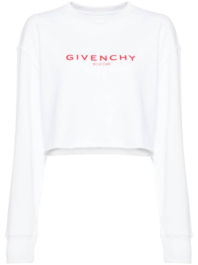 Givenchy logo-printed sweatshirt - White von Givenchy