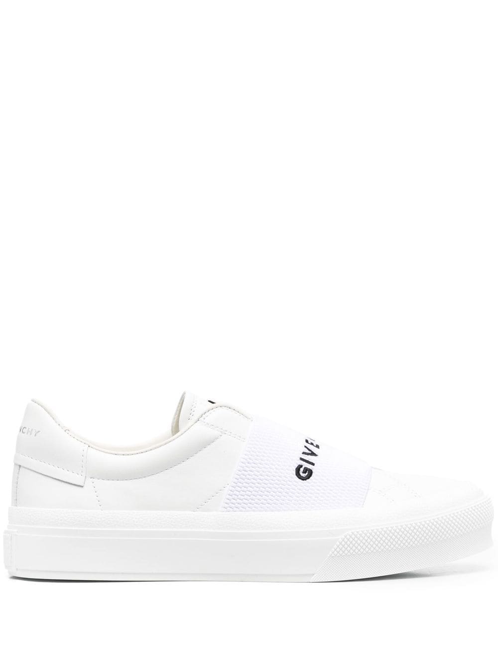 Givenchy logo-strap slip-on sneakers - White von Givenchy