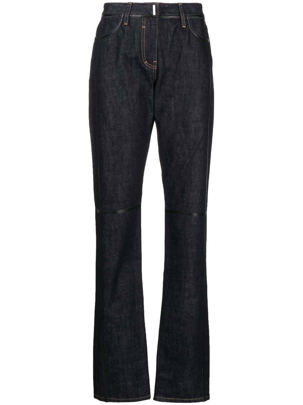 Givenchy low-rise flared jeans - Blue von Givenchy