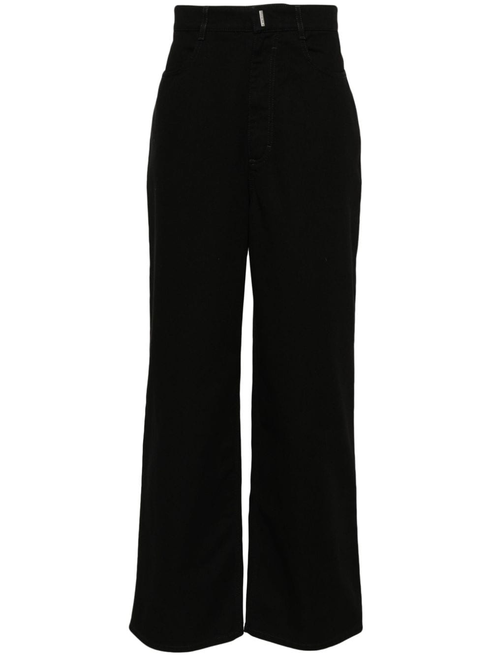 Givenchy mid-rise wide-leg jeans - Black von Givenchy