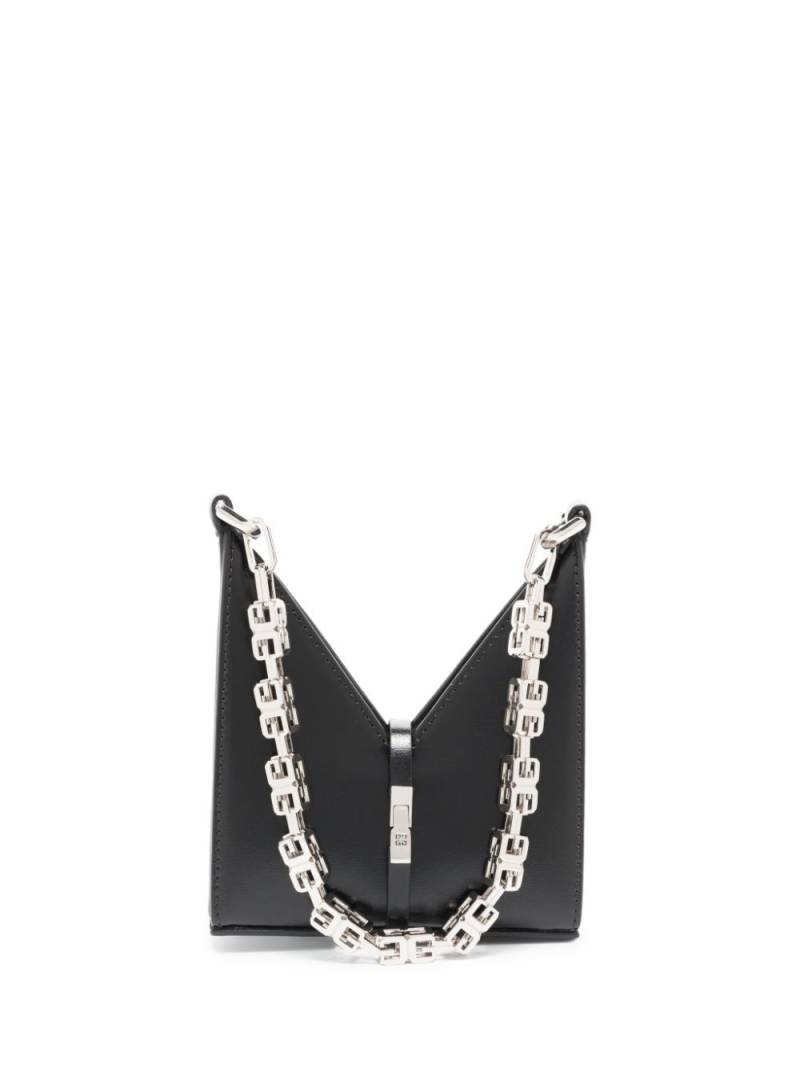 Givenchy mini 4G cut-out crossbody bag - Black von Givenchy