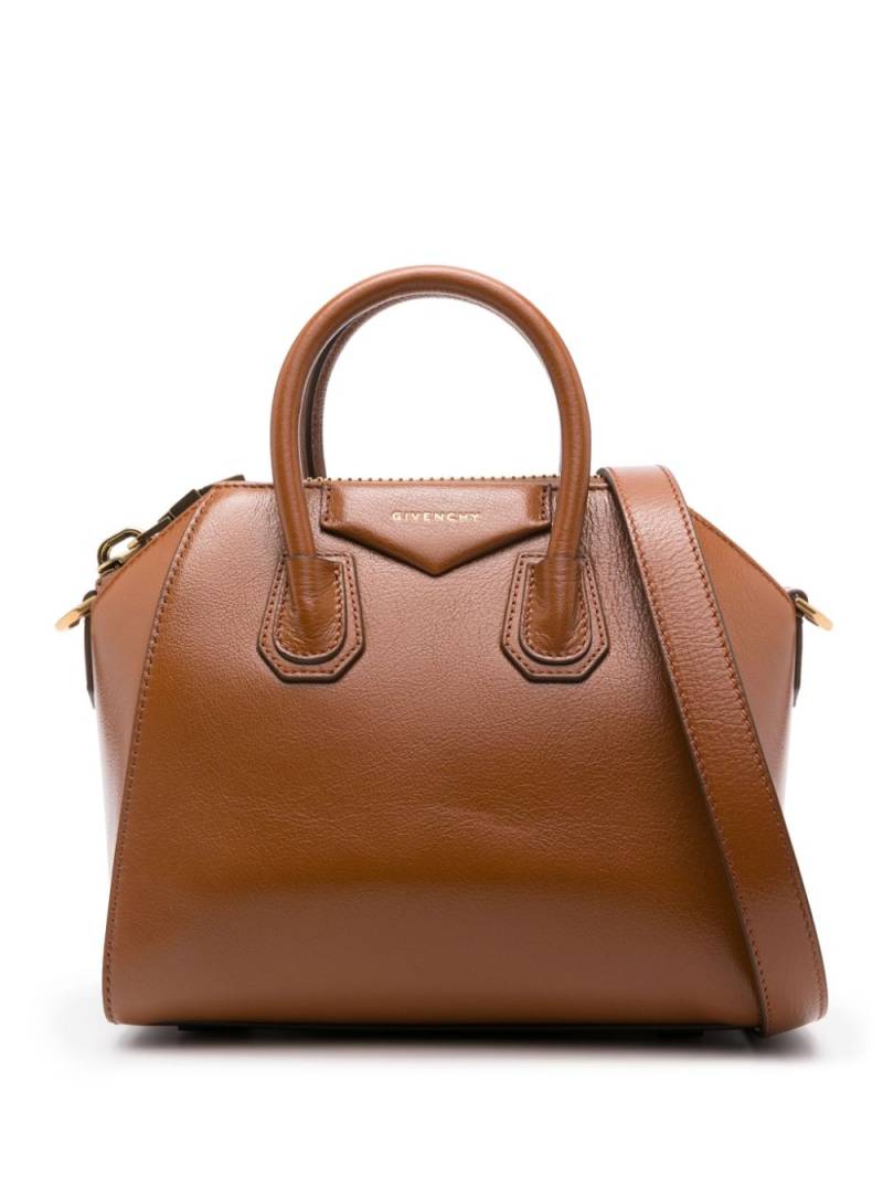 Givenchy mini Antigona tote bag - Brown von Givenchy