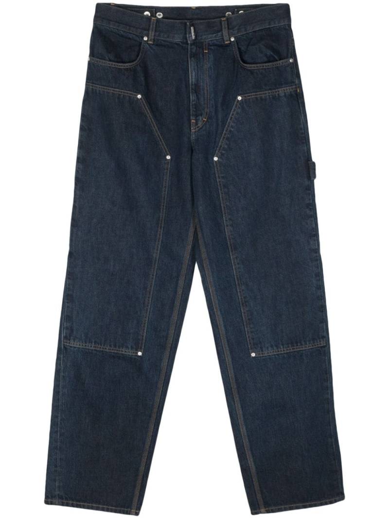 Givenchy multi-pockets wide-leg loose-fit jeans - Blue von Givenchy