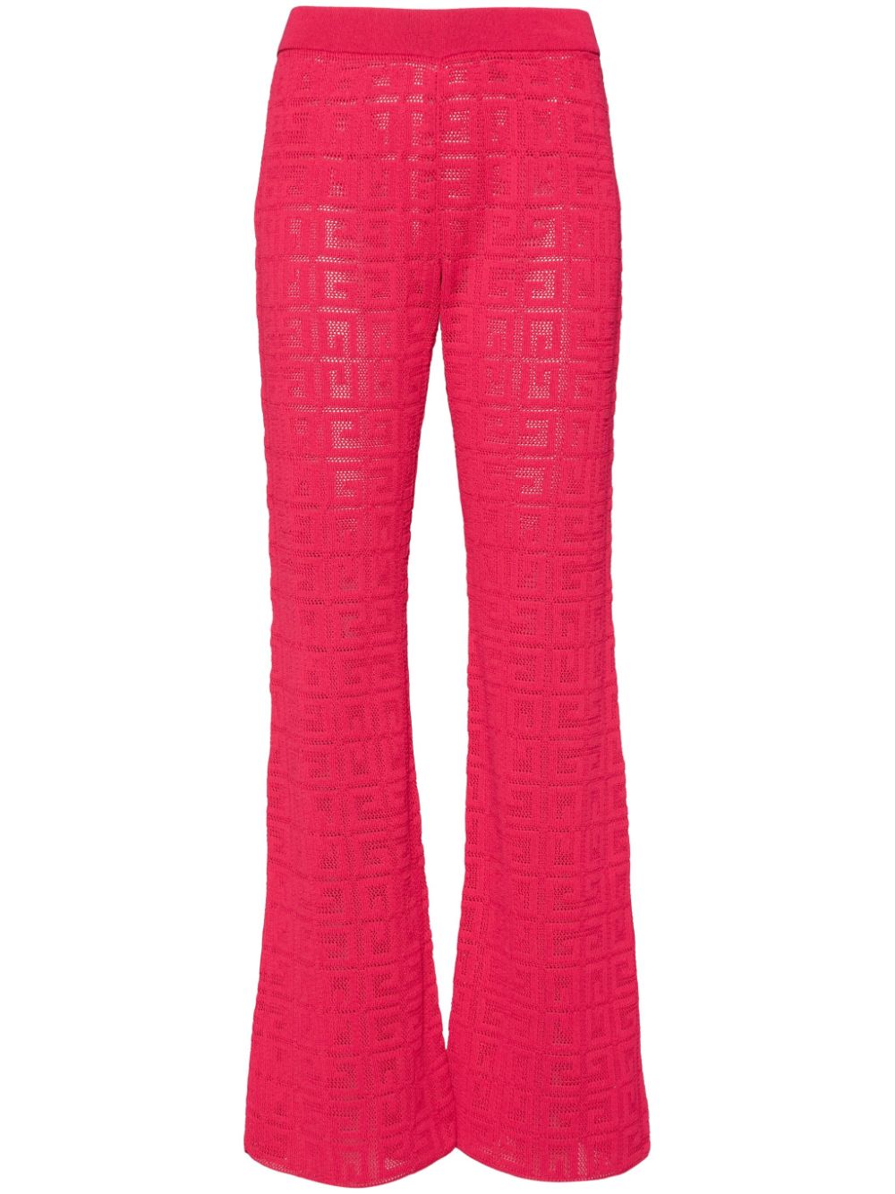 Givenchy open-knit trousers - Pink von Givenchy