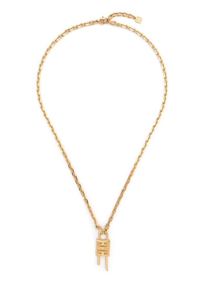 Givenchy padlock-pendant necklace - Gold von Givenchy