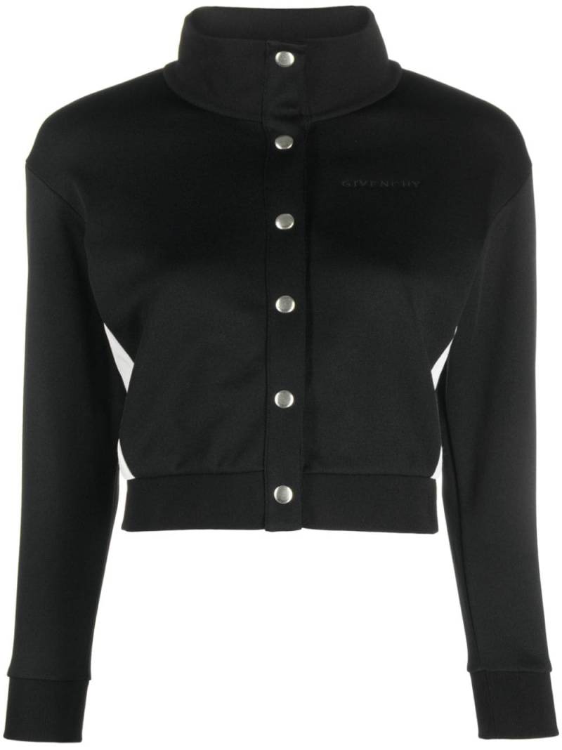 Givenchy panelled-design cropped jacket - Black von Givenchy