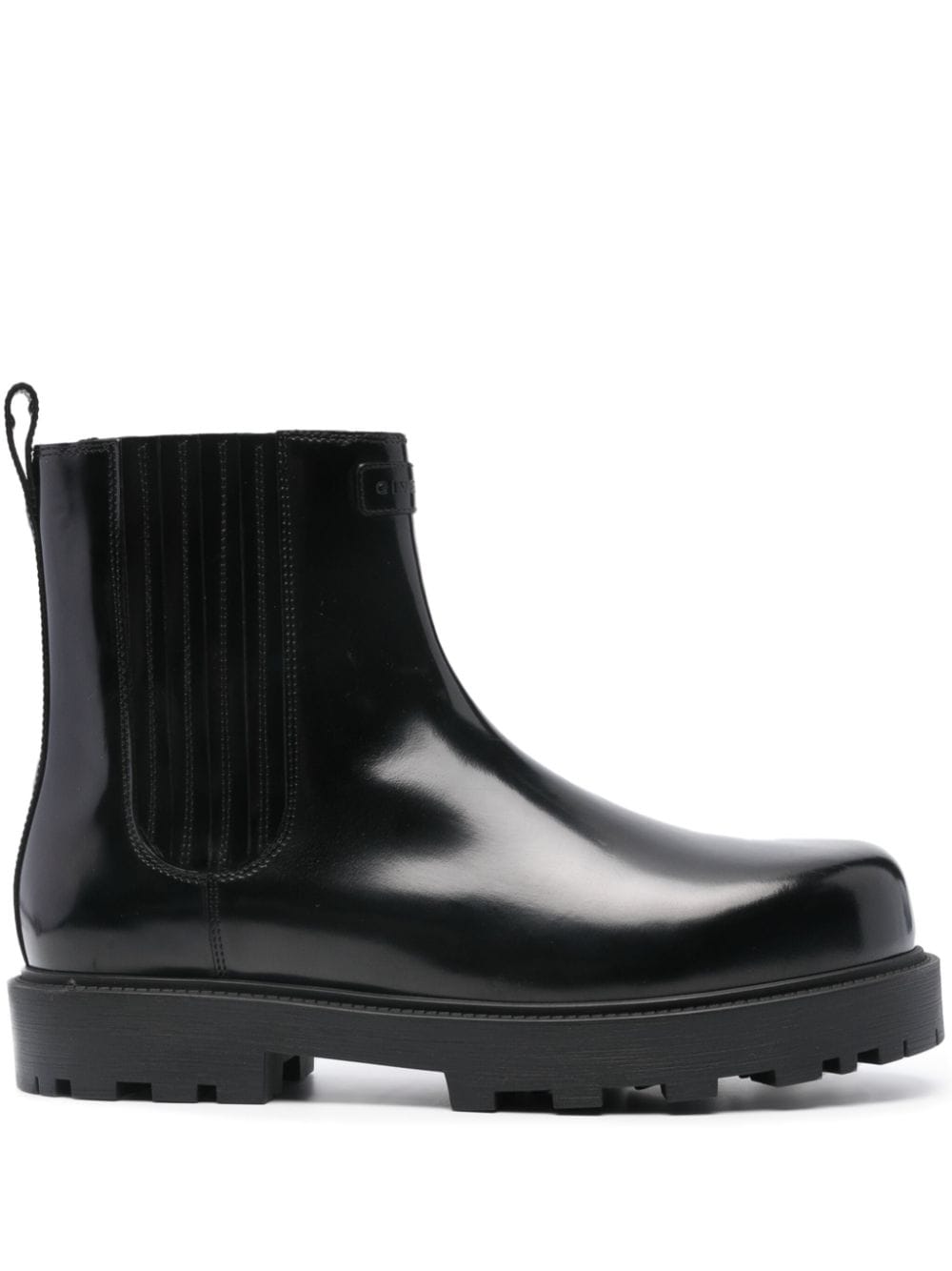 Givenchy patent leather Chelsea boots - Black von Givenchy