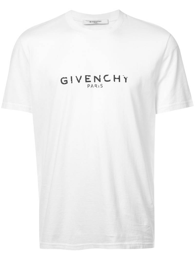 Givenchy printed logo T-shirt - White von Givenchy