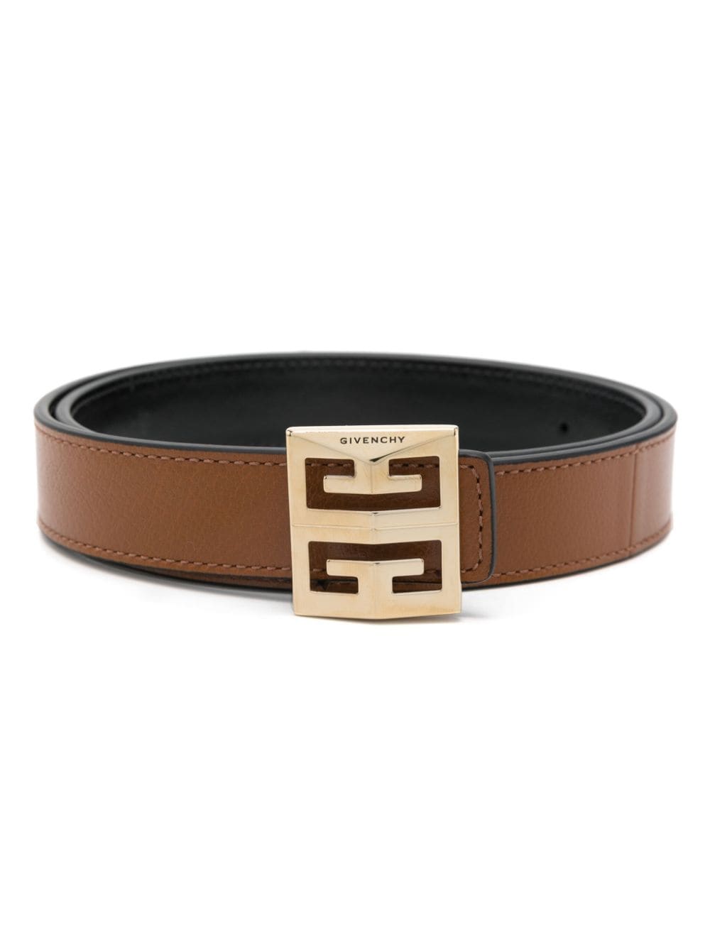 Givenchy reversible leather belt - Brown von Givenchy