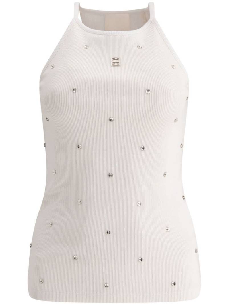 Givenchy rhinestone-embellished top - White von Givenchy