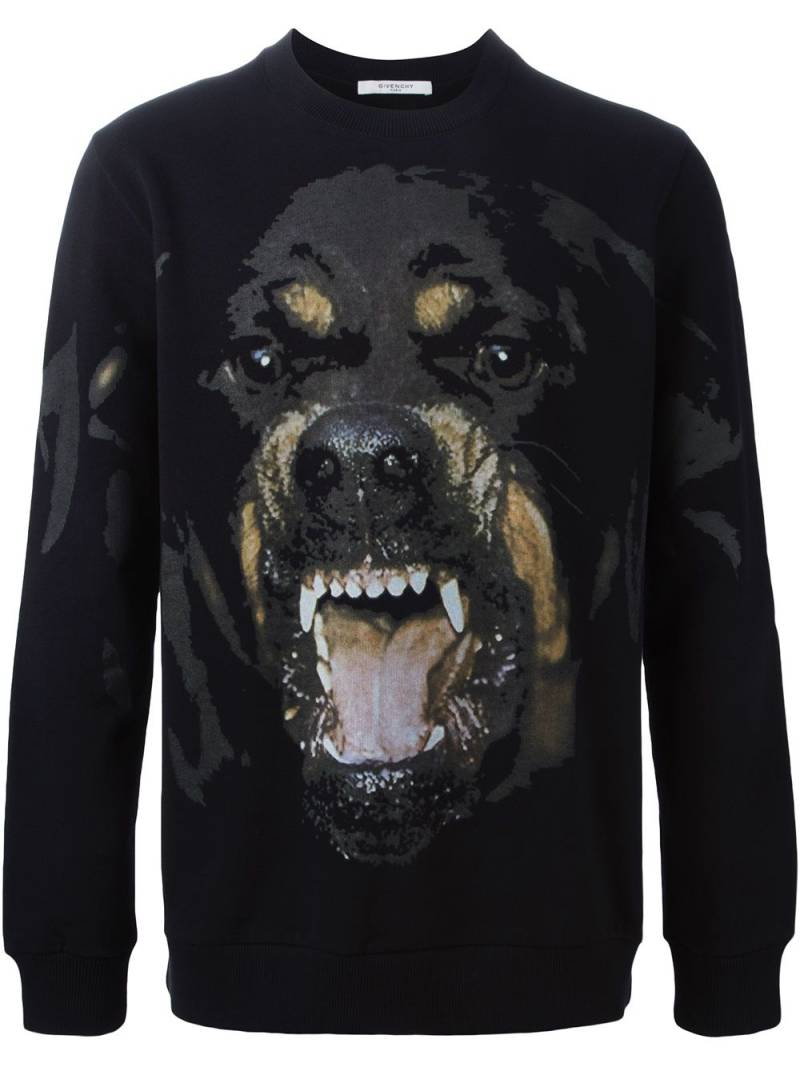 Givenchy rottweiler print sweatshirt - Black von Givenchy