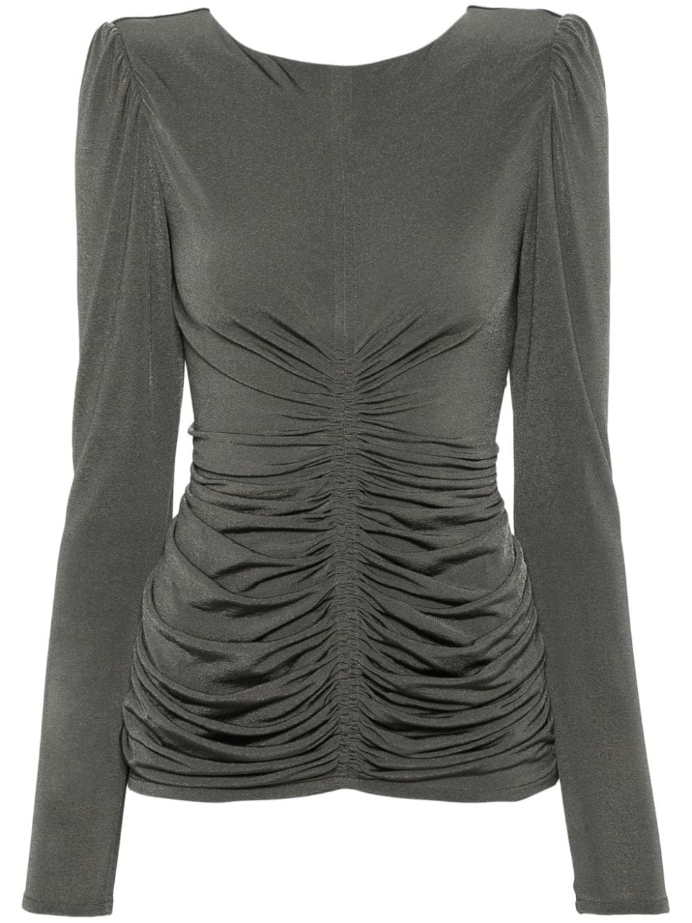 Givenchy ruched long-sleeve top - Grey von Givenchy