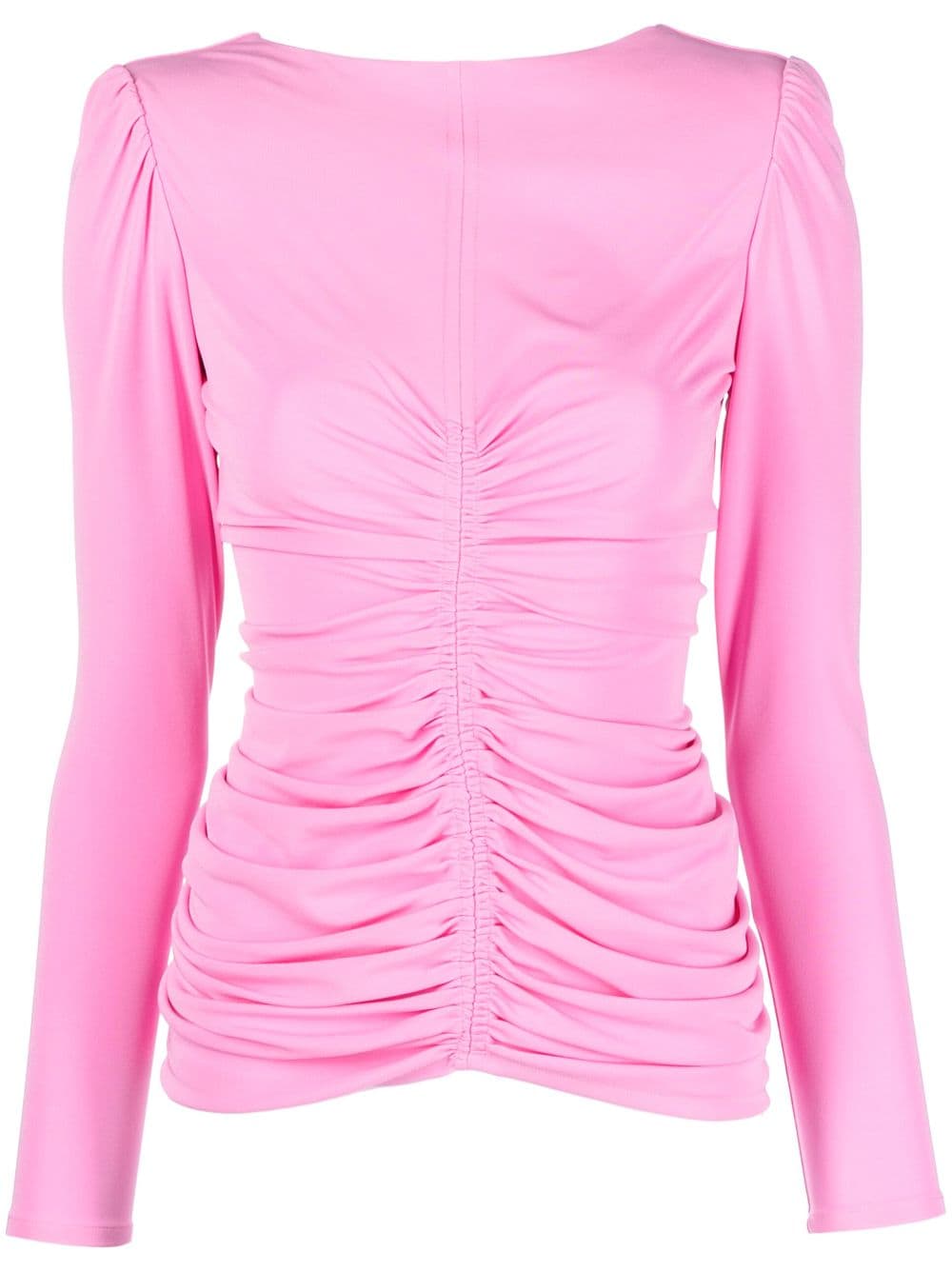 Givenchy ruched long-sleeve top - Pink von Givenchy