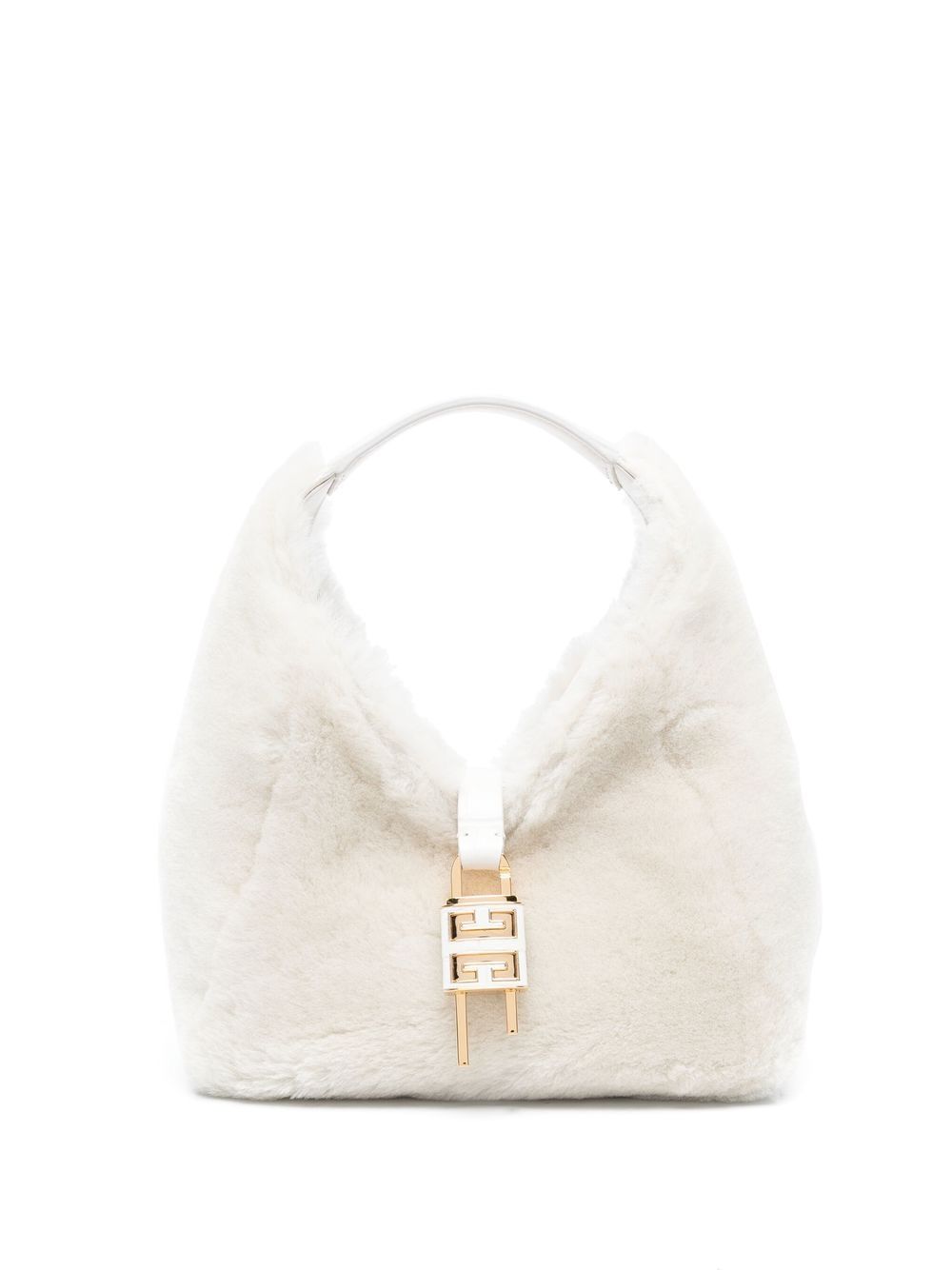 Givenchy shearling tote bag - Neutrals von Givenchy