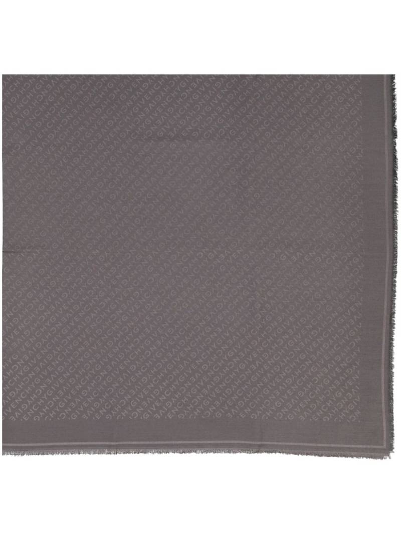 Givenchy silk scarf - Grey von Givenchy