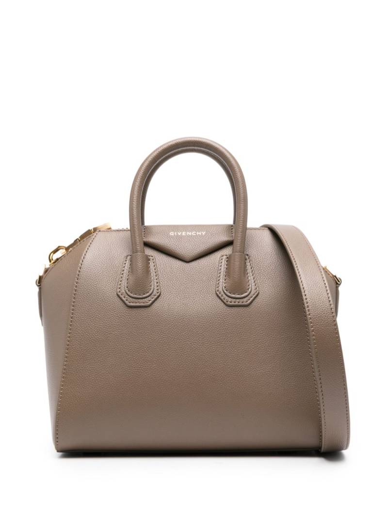 Givenchy small Antigona leather bag - Brown von Givenchy