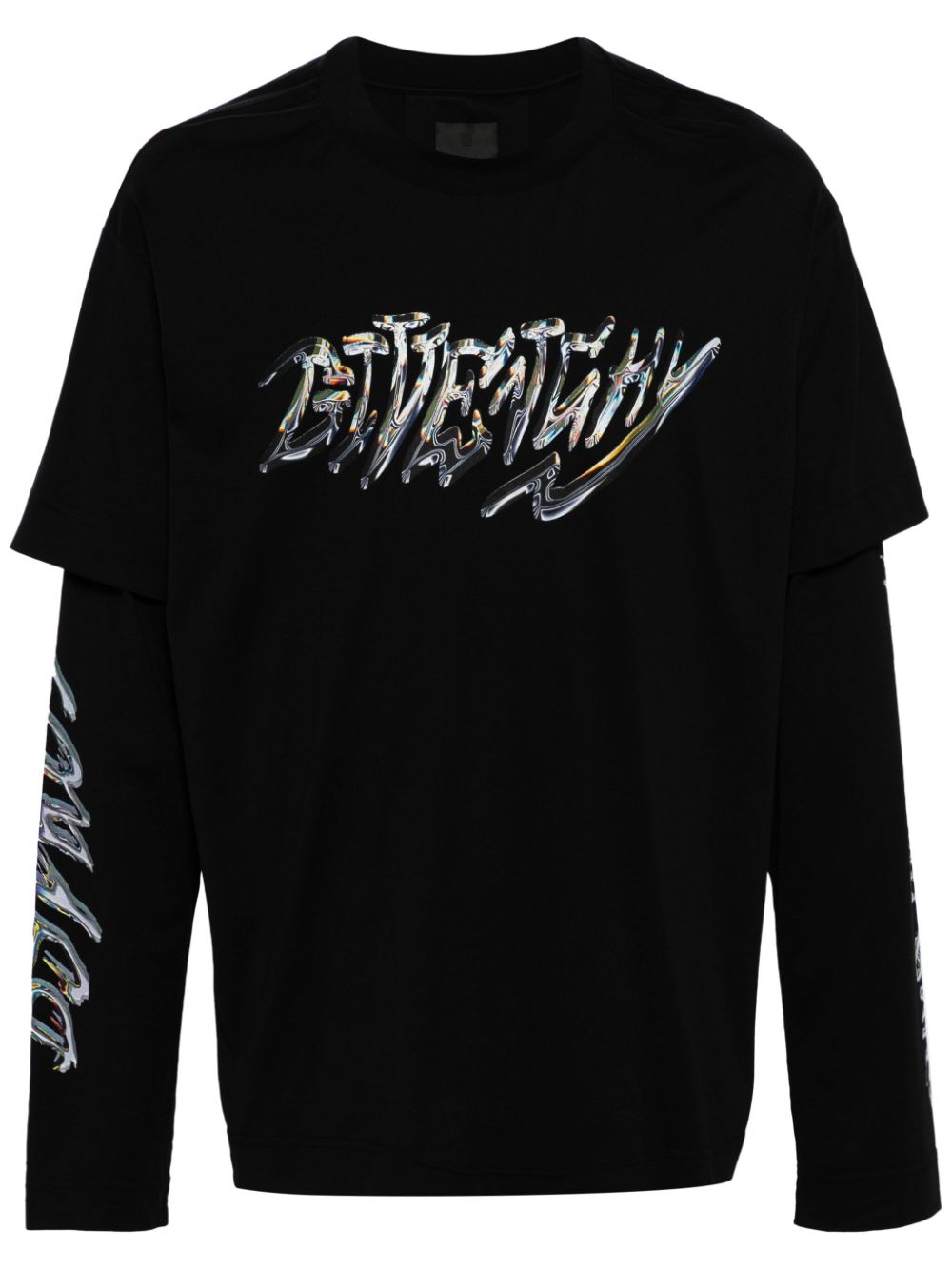 Givenchy x (b).STROY layered T-shirt - Black von Givenchy