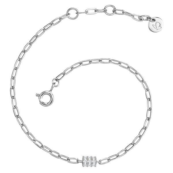 Armband Damen Silber 15cm von Glanzstücke München