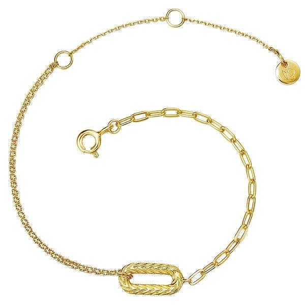 Armband Damen Gold 17cm von Glanzstücke München