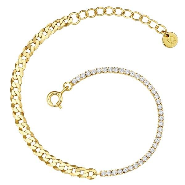 Armband Damen Gold 17cm von Glanzstücke München