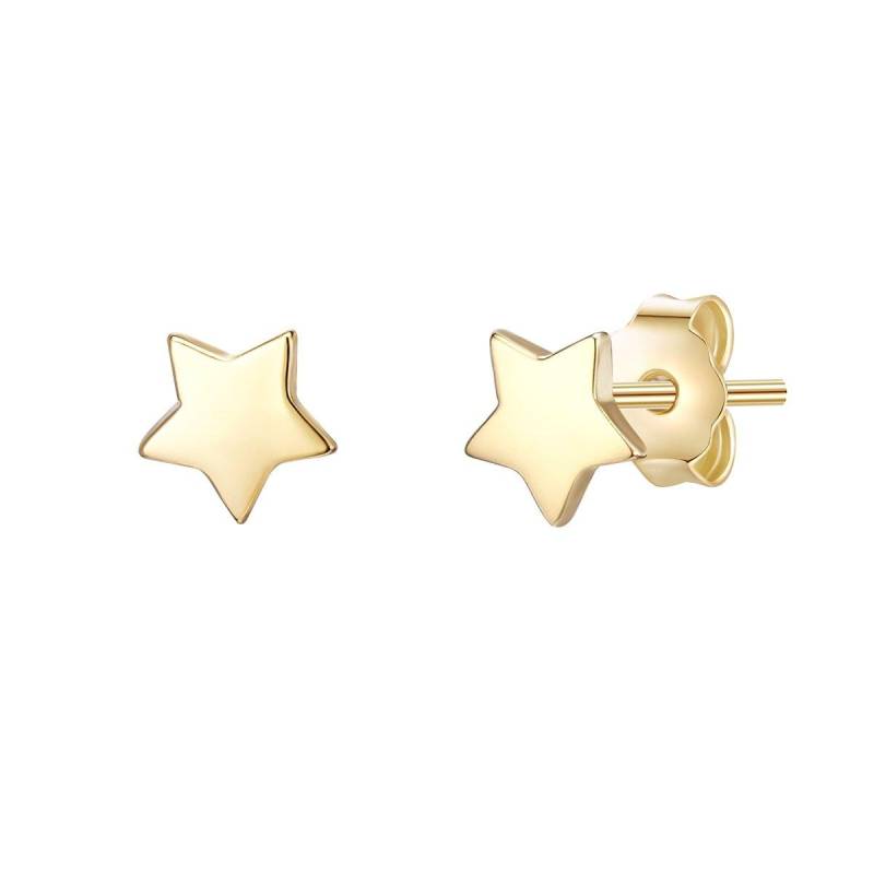 Ohrstecker Stern Damen Gold 5mm von Glanzstücke München