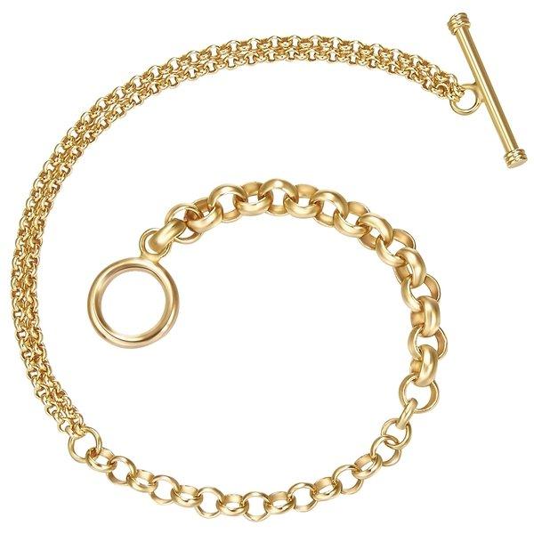 Armband Damen Gold 19cm von Glanzstücke München