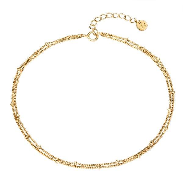 Glanzstücke München - Fußkette, 22cm, Gold von Glanzstücke München