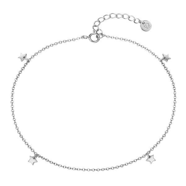 Fußkette Stern Damen Silber 4mm von Glanzstücke München