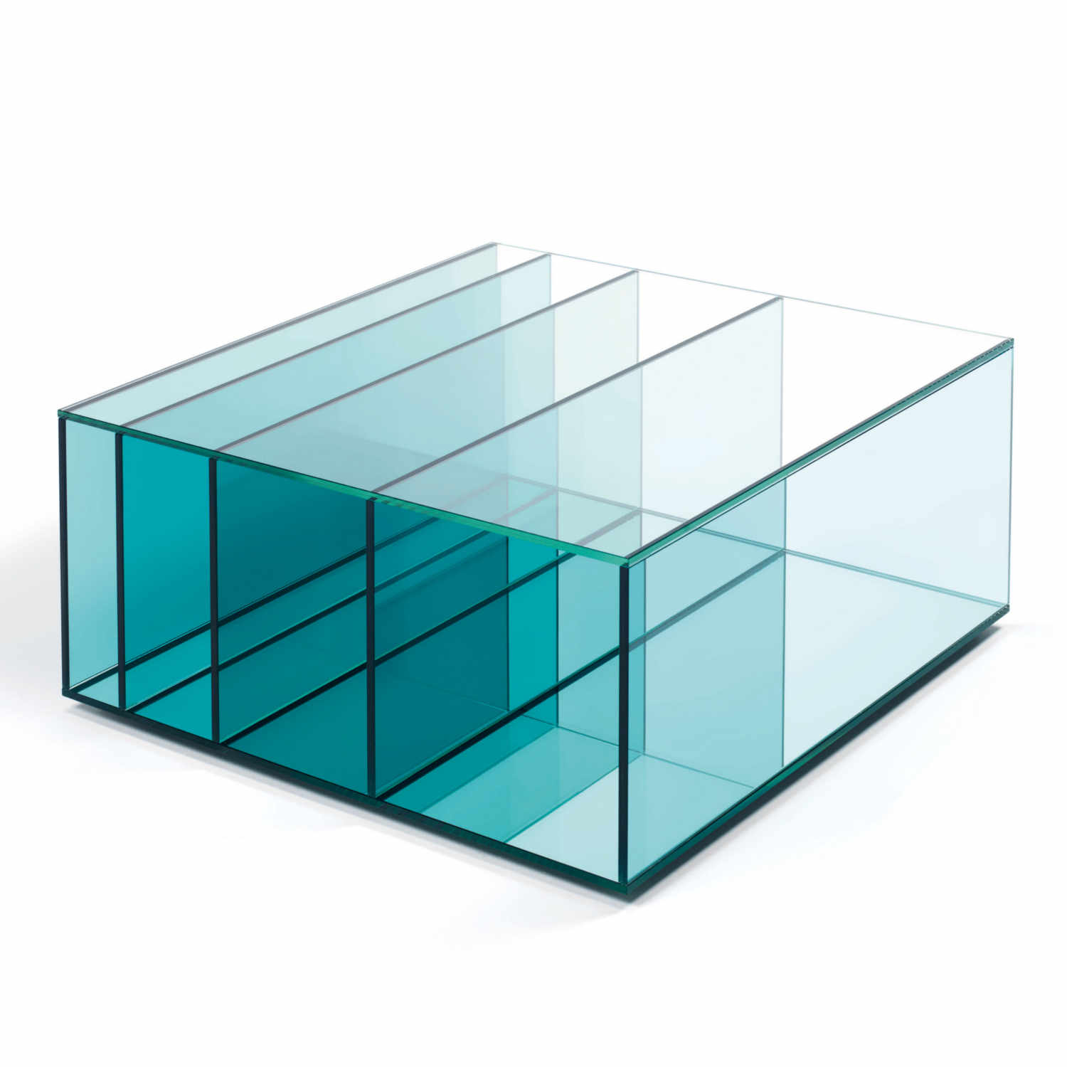 Deep Sea Couchtisch, Farbe blau von Glas Italia