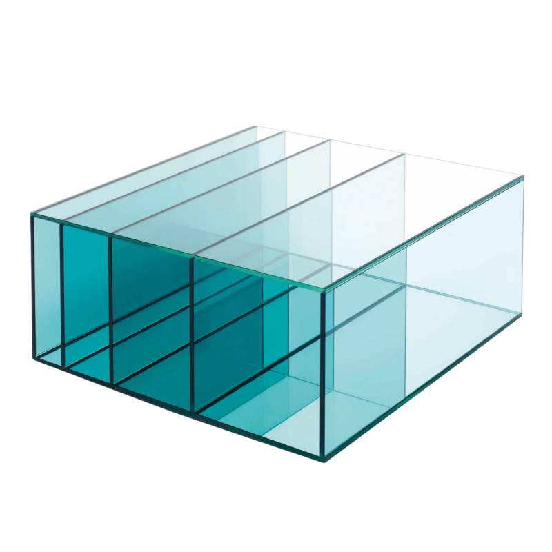 Deep Sea Couchtisch, Farbe grau von Glas Italia