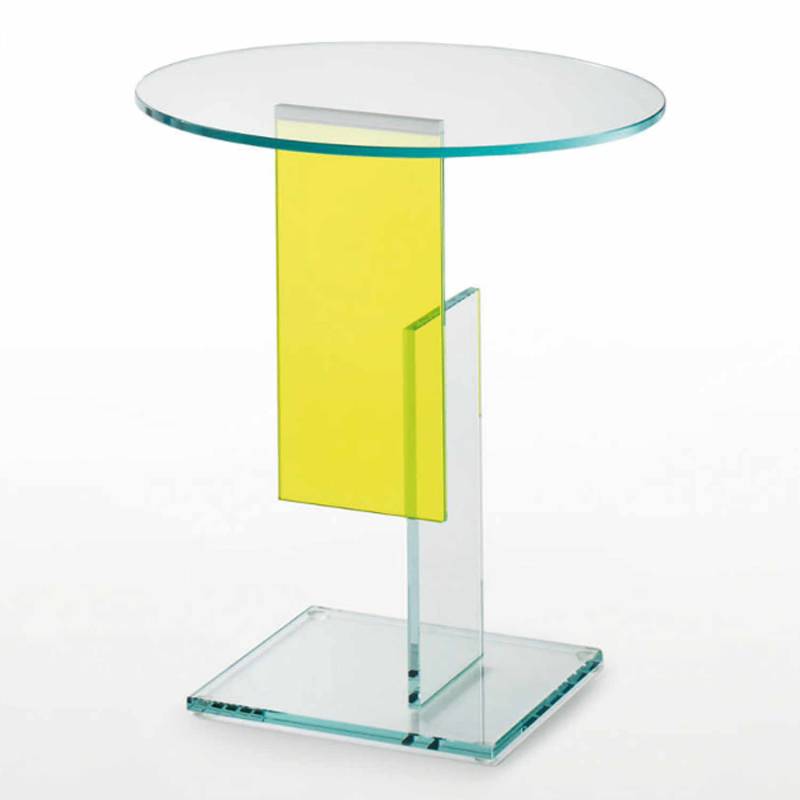 Don Gerrit Couchtisch, Farbe gelb von Glas Italia