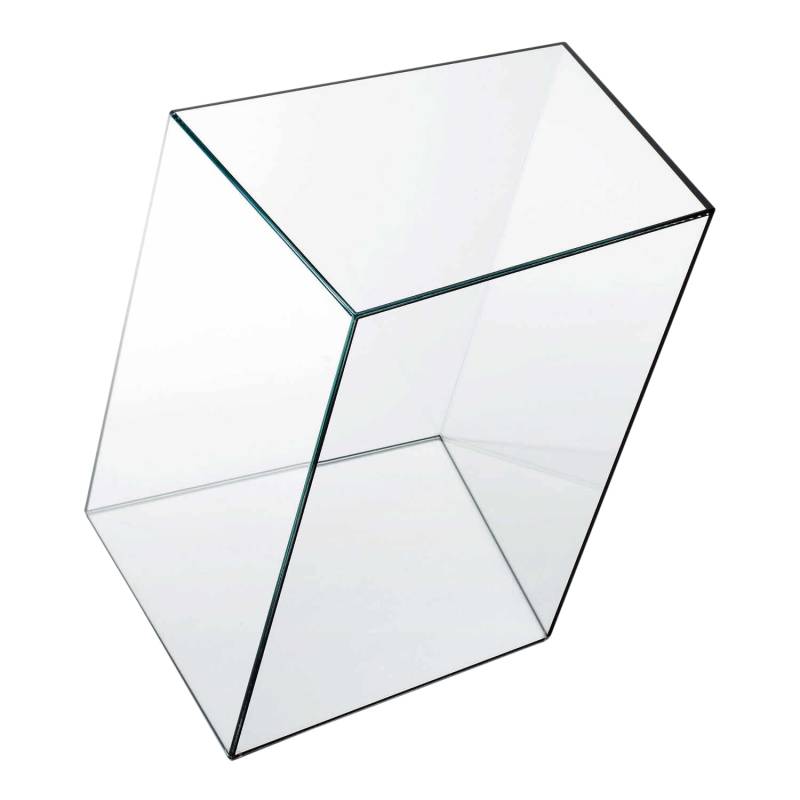 Wireframe Couchtisch, Grösse h. 25 x t. 87 x l. 75 cm, Kante weiss von Glas Italia