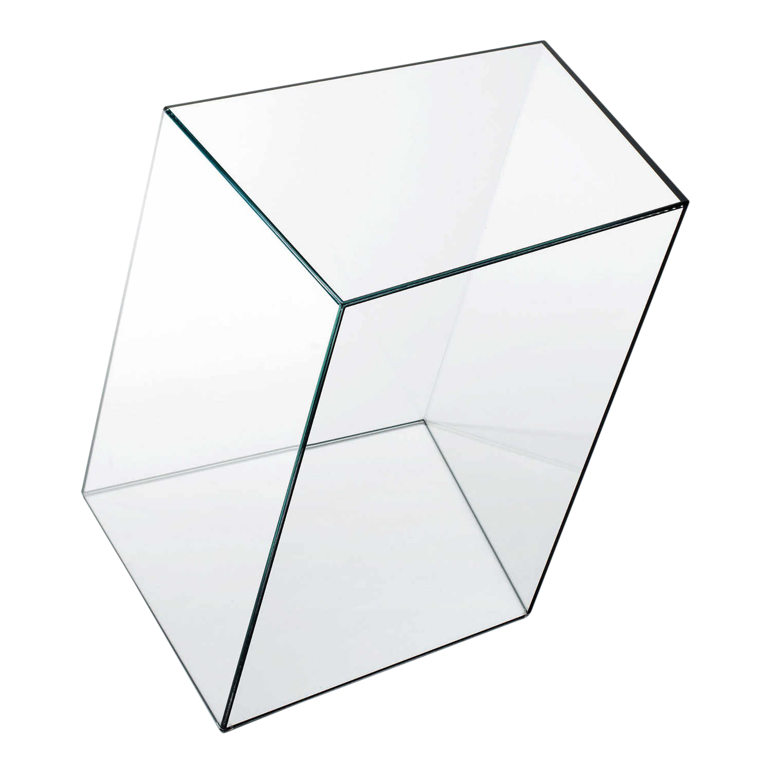 Wireframe Couchtisch, Grösse h. 30 x t. 57 x l. 60 cm, Kante weiss von Glas Italia