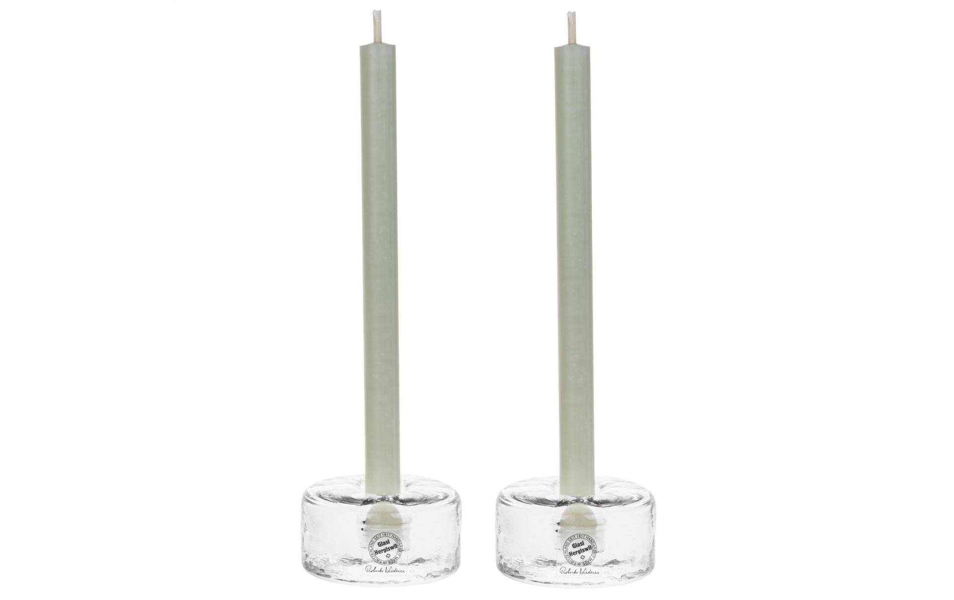 Glasi Hergiswil Kerzenhalter »Lucilla 2 Stück, Transparent«, (2 St.) Glasi Hergiswil Kerzenhalter »Lucilla 2 Stück, Transparent«, (2 St.) von Glasi Hergiswil