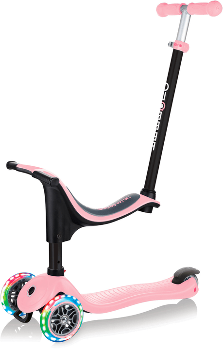 Globber GO UP 4in1 Sporty Lights Scooter pink von Globber