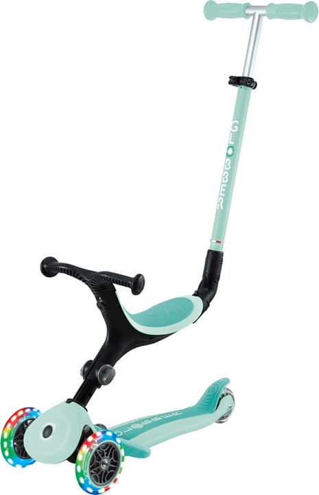 Globber Go UP Active Lights Scooter smaragd von Globber