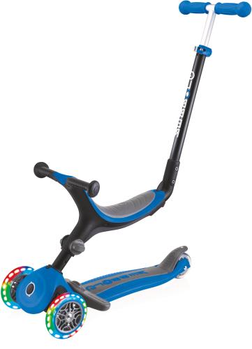 Globber Laufrad / Dreirad GO UP Foldable Plus Lights -Blue von Globber