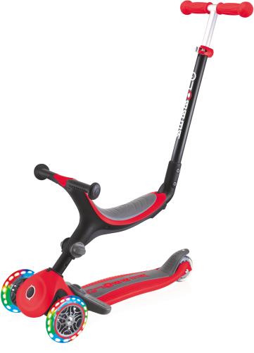 Globber Laufrad / Dreirad GO UP Foldable Plus Lights - rot Globber Laufrad / Dreirad GO UP Foldable Plus Lights - rot von Globber