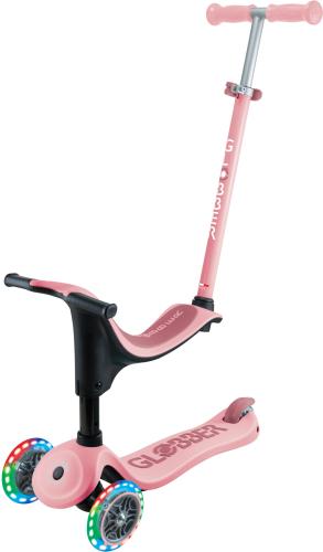 Globber Laufrad / Dreirad GO UP Sporty Lights - deep pastel pink von Globber