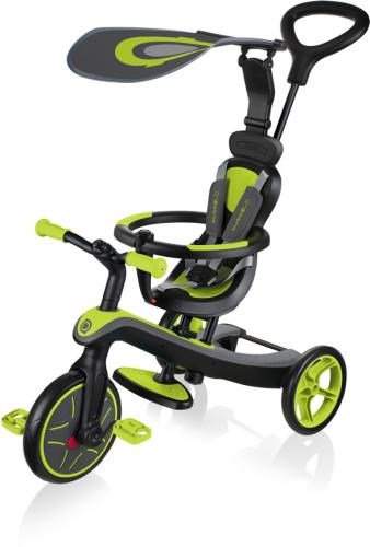 Globber Laufrad / Dreirad Trike Explorer 4 in 1 - limegrün von Globber