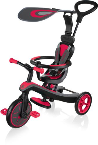 Globber Laufrad / Dreirad Trike Explorer 4 in 1 - rot von Globber