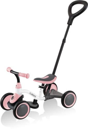 Globber Laufrad / Vierrad Learning Bike 3in1 - white-pastel pink von Globber