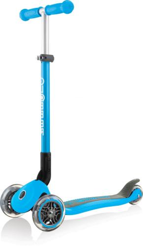 Globber Mini Scooter Primo Foldable Anodized T-Bar - himmelblau von Globber