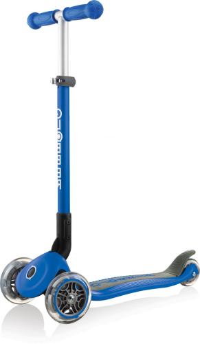 Globber Mini Scooter Primo Foldable Anodized T-Bar - marineblau Globber Mini Scooter Primo Foldable Anodized T-Bar - marineblau von Globber