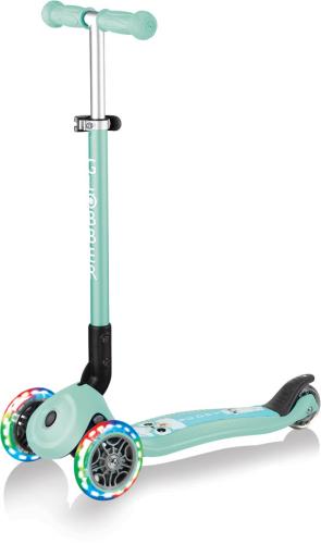 Globber Mini Scooter Primo Foldable Fantasy Lights - mint buddy Globber Mini Scooter Primo Foldable Fantasy Lights - mint buddy von Globber