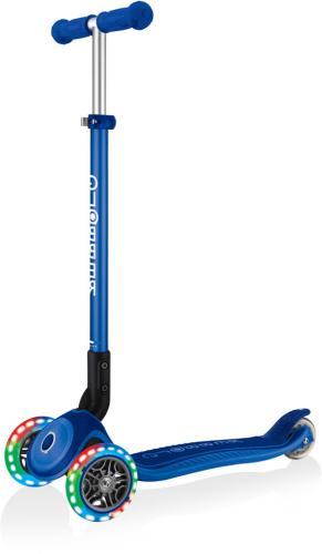 Globber Mini Scooter Primo Foldable Plus Lights - blue von Globber