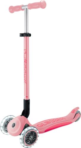 Globber Mini Scooter Primo Foldable Plus Lights - pastel pink, fuchsia Globber Mini Scooter Primo Foldable Plus Lights - pastel pink, fuchsia von Globber