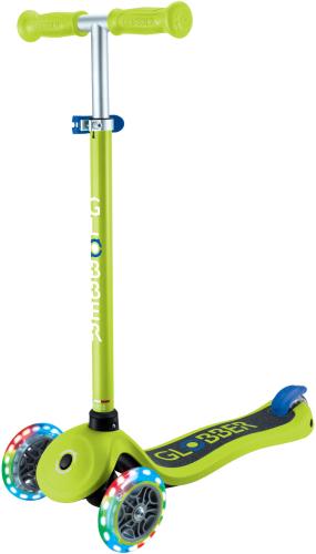 Globber Mini Scooter Primo Lights - lime green, navy blue von Globber