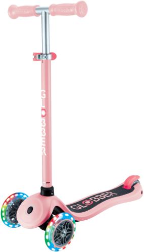 Globber Mini Scooter Primo Lights - pastel pink, fuchsia von Globber